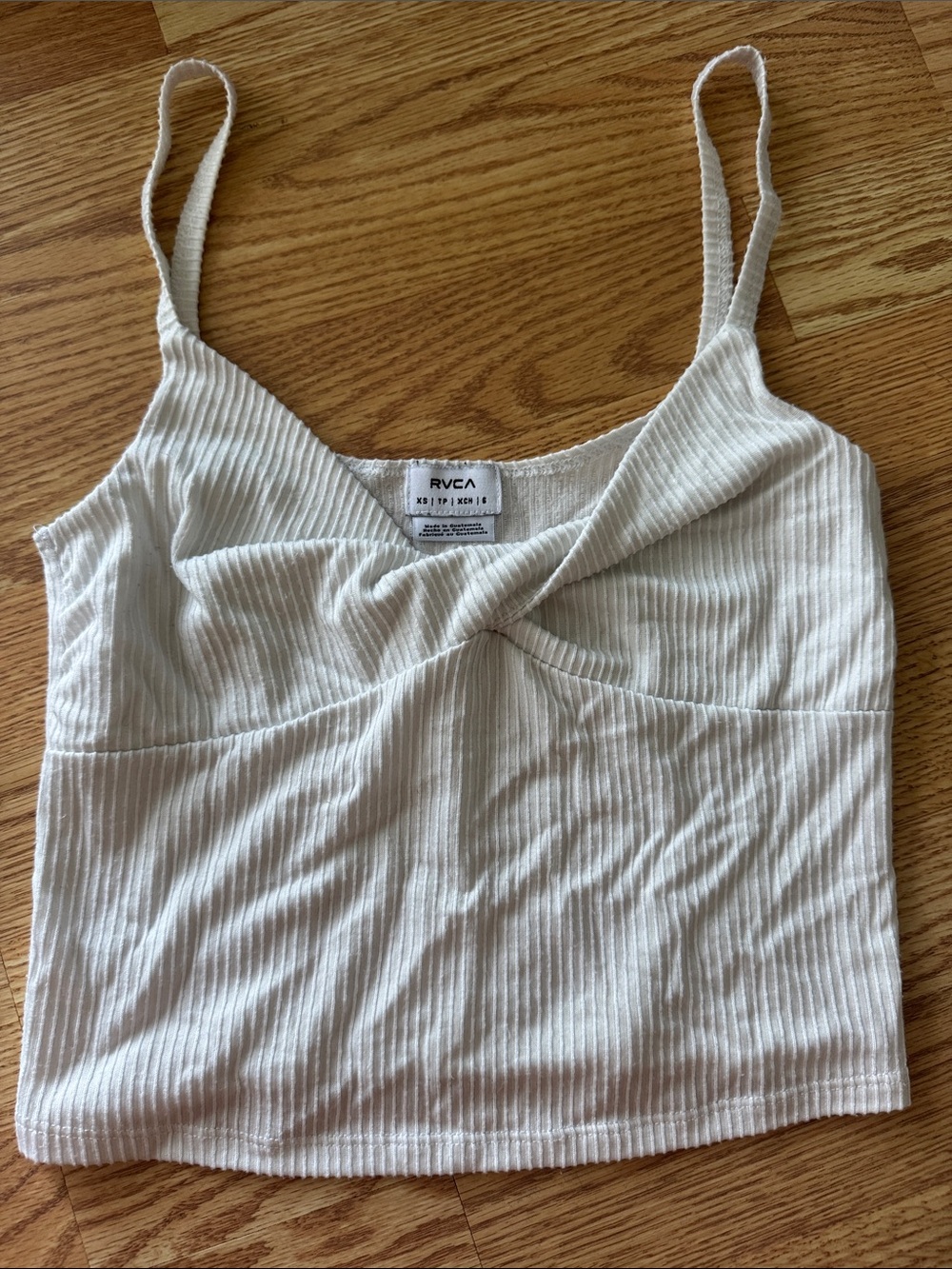 Ribbed Twist-Detail tank